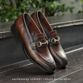 702 Horsebit Loafer Patina Paint