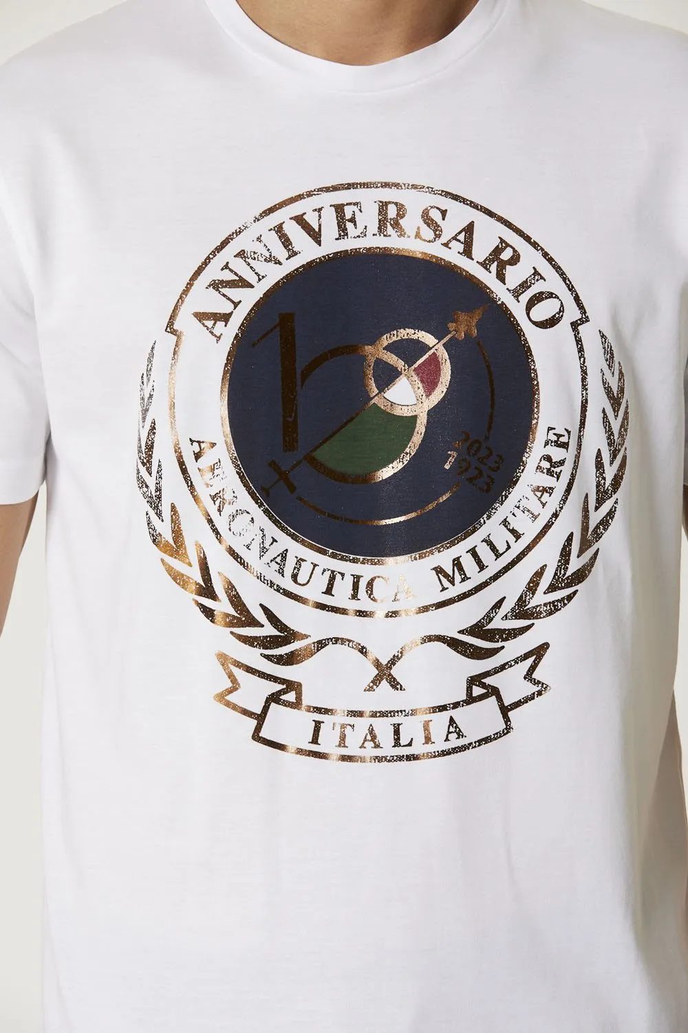 AERONAUTICA MILITARE -T-SHIRT STAMPA CENTENARIO AM 231TS2118J594