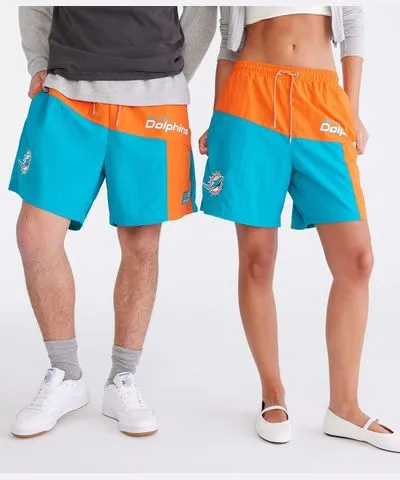 Aeropostale Miami Dolphins Nylon Shorts 6.5