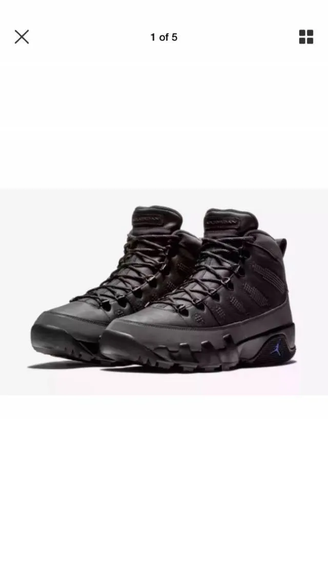 Air Jordan 9 Boot Black Concord