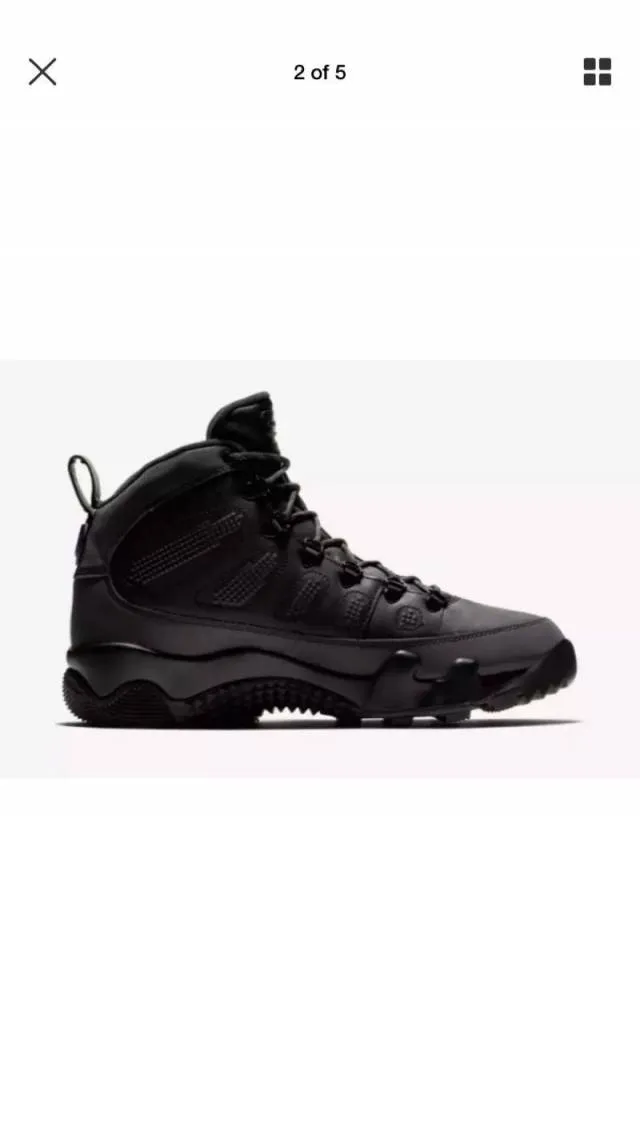 Air Jordan 9 Boot Black Concord