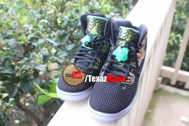 Air jordan spike 40 x green