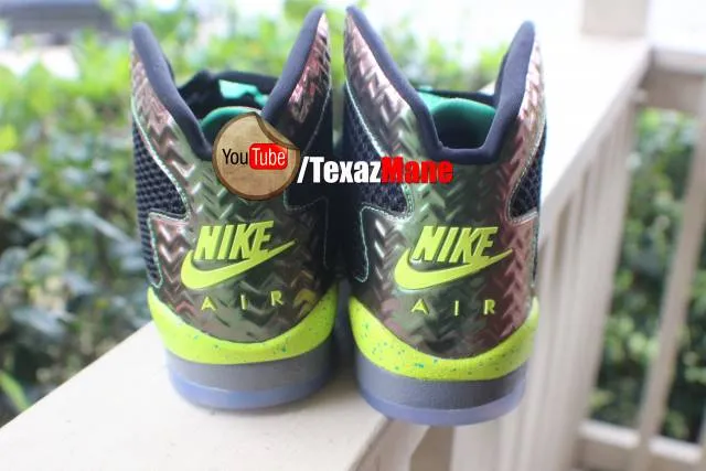 Air jordan spike 40 x green