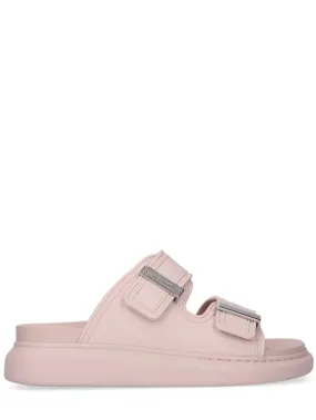 Alexander McQueen   50mm rubber slide sandals 