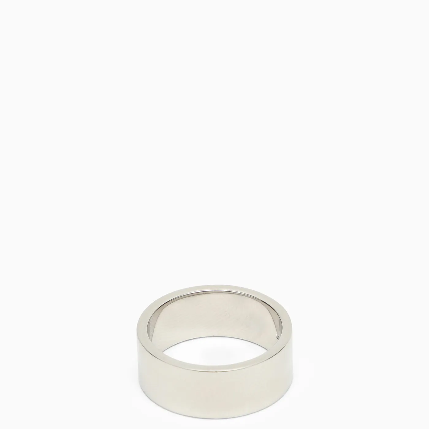 Alexander McQueen    Alexander Mc Queen Ivory Ring With Logo