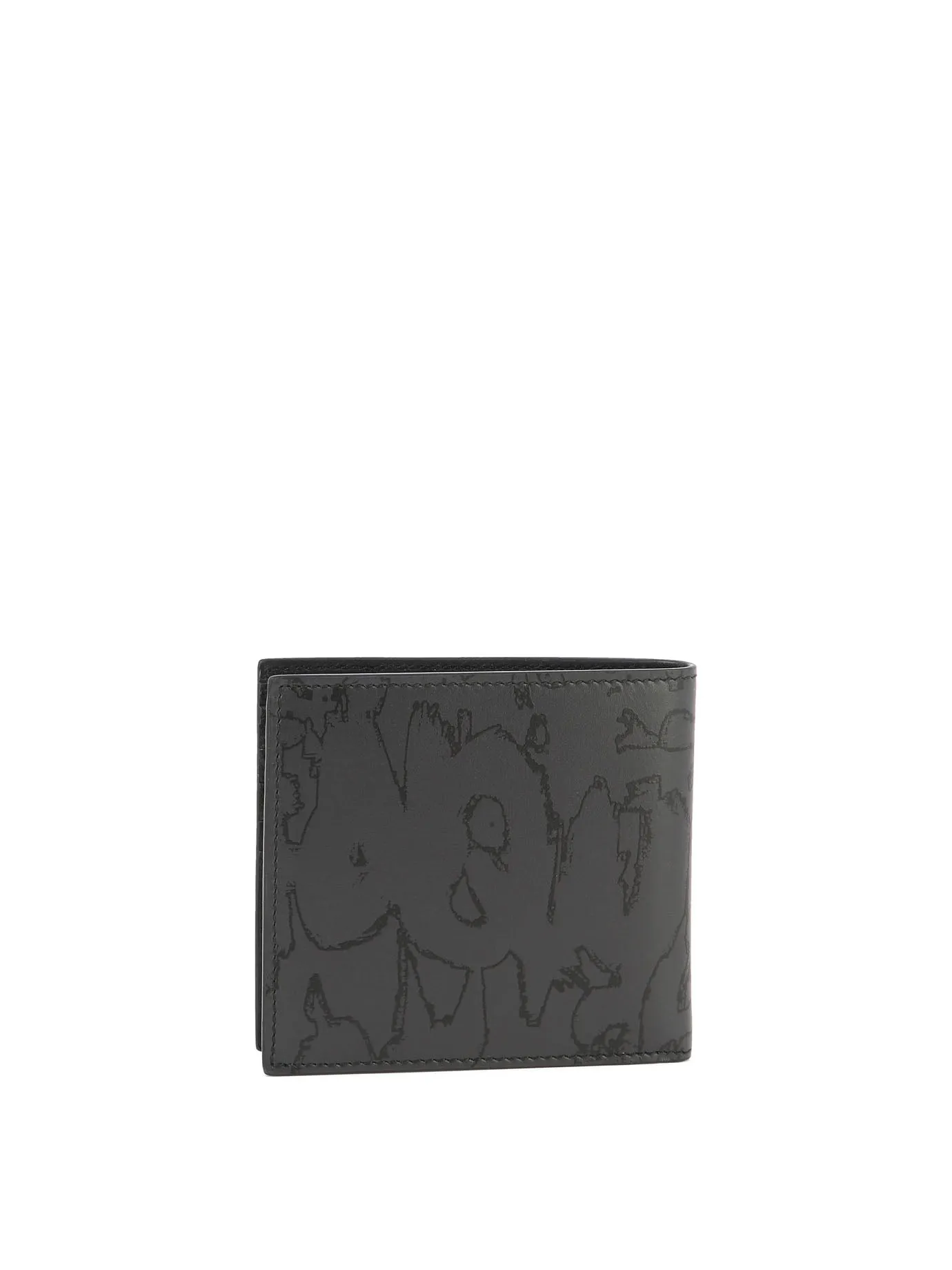 Alexander McQueen    Alexander Mc Queen Mc Queen Graffiti Billfold Wallet