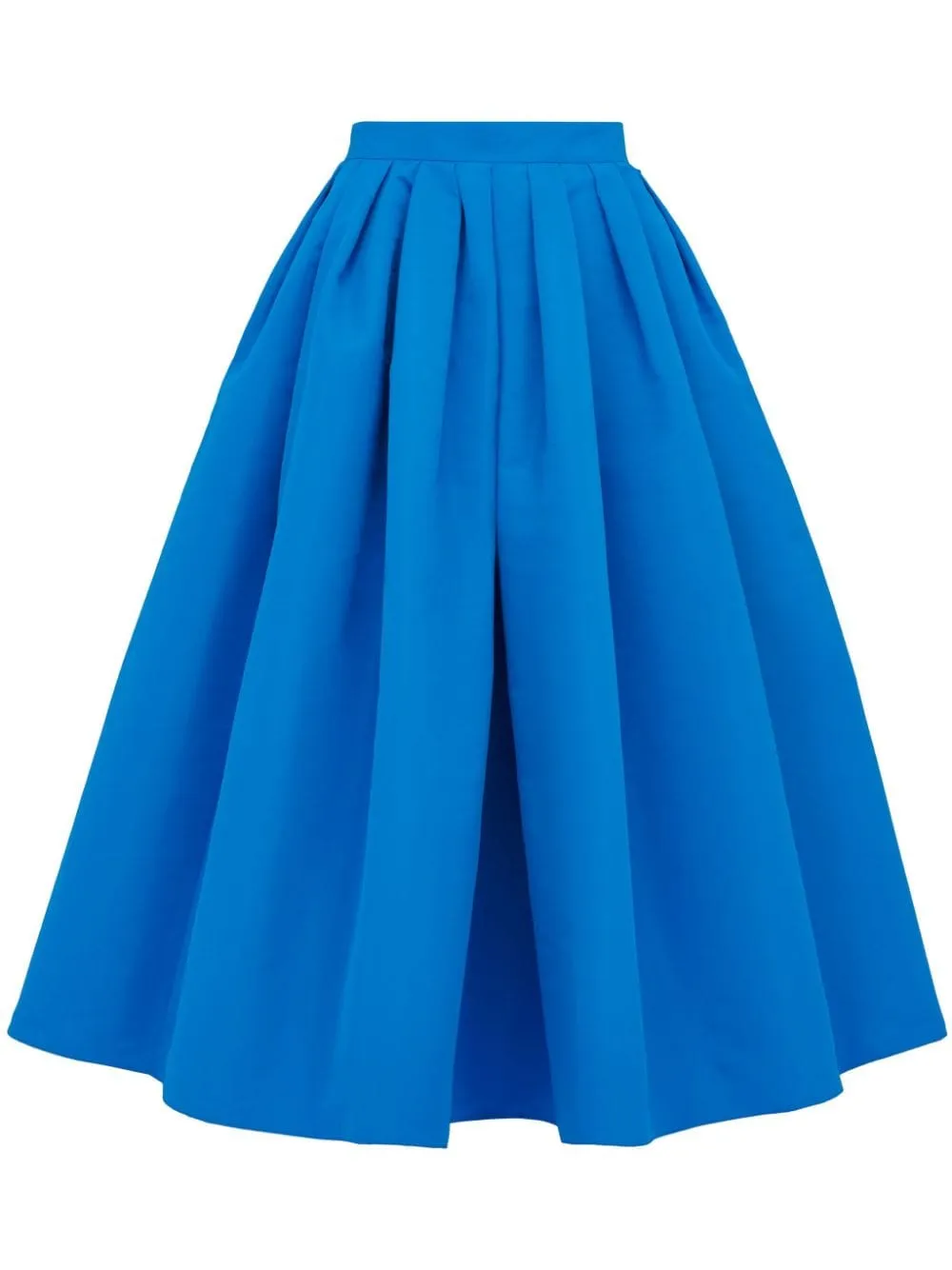 Alexander McQueen    Alexander Mc Queen Pleated Flared Midi Skirt