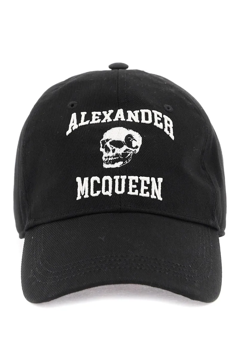 Alexander McQueen    Alexander Mcqueen Embroidered Logo Baseball Cap