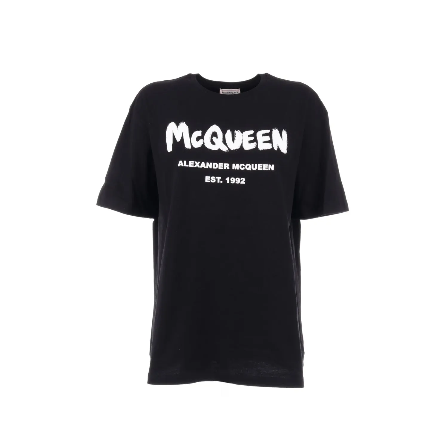 Alexander McQueen    Alexander Mcqueen Oversize Cotton T Shirt