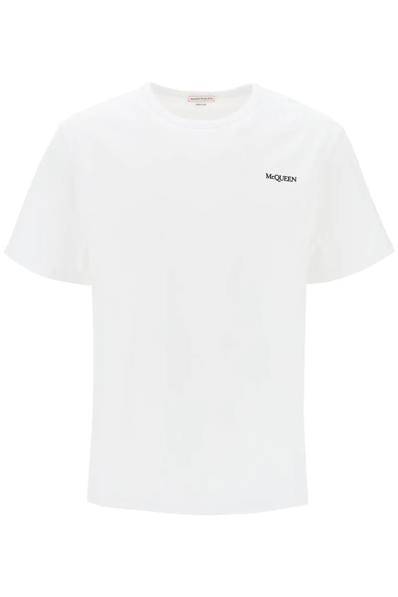 Alexander McQueen    Alexander Mcqueen Reflected Logo T Shirt