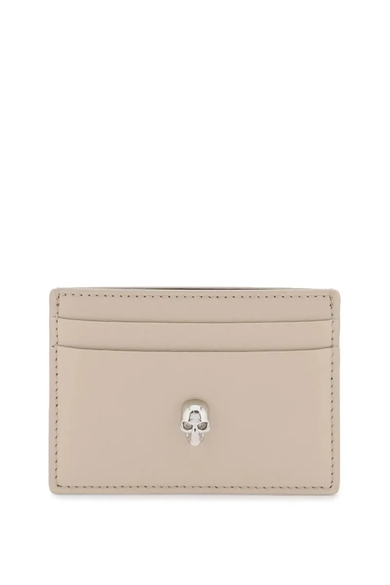 Alexander McQueen    Alexander Mcqueen Saffiano Leather Skull Card Holder