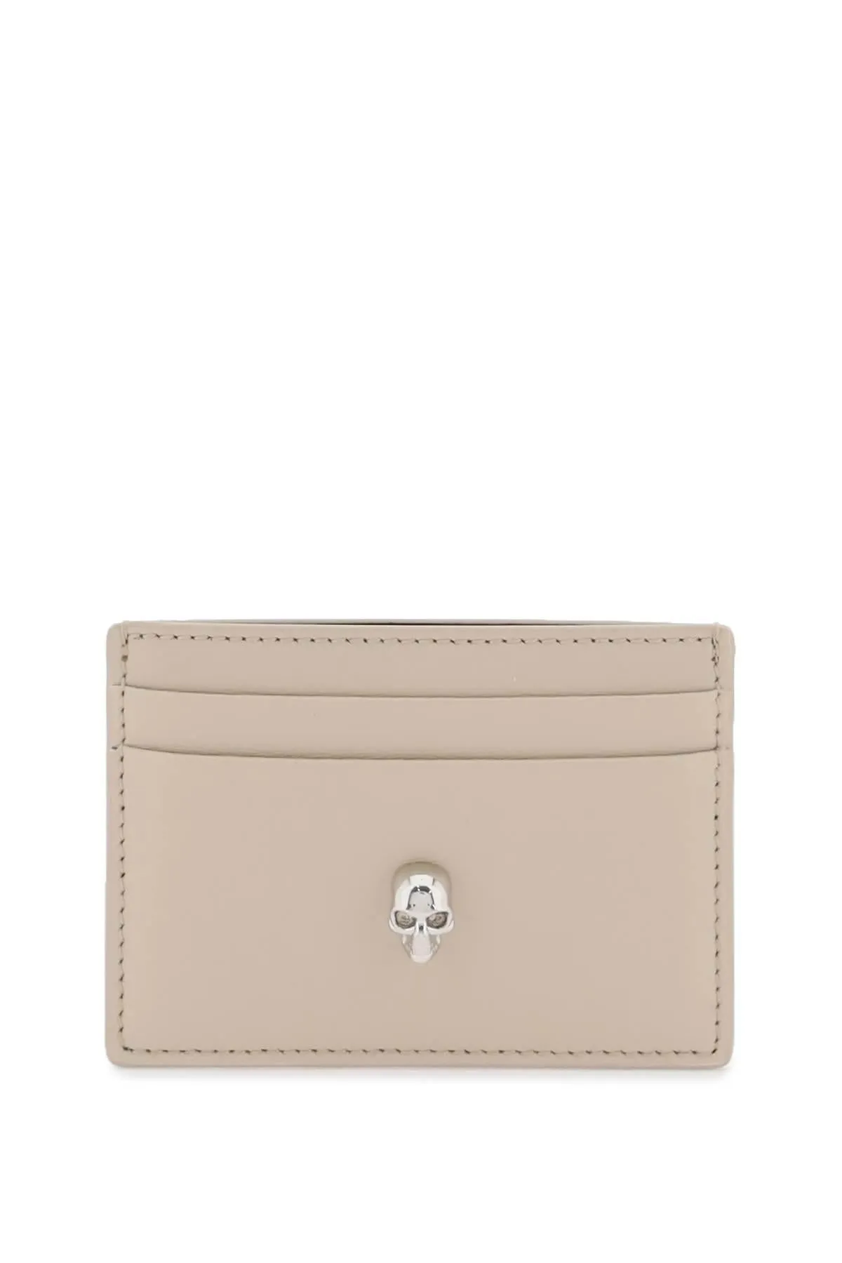 Alexander McQueen    Alexander Mcqueen Saffiano Leather Skull Card Holder