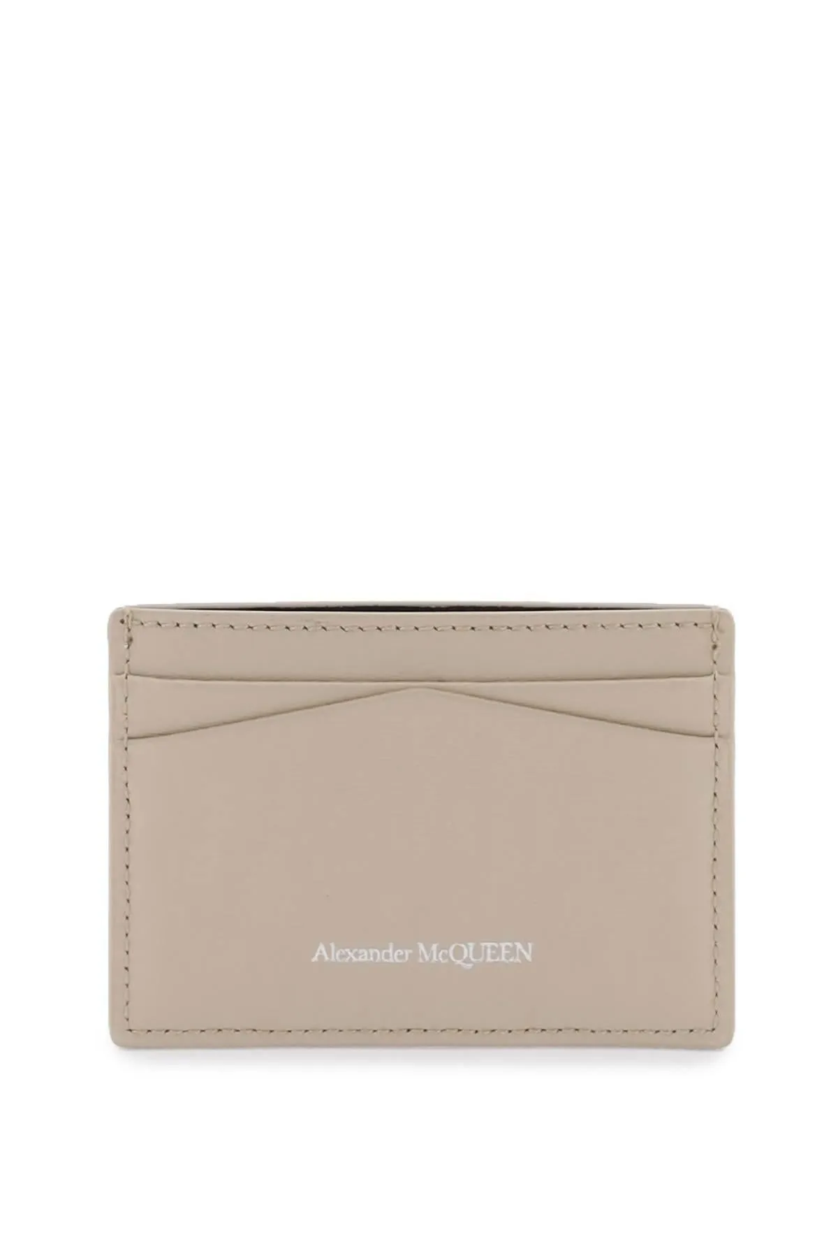 Alexander McQueen    Alexander Mcqueen Saffiano Leather Skull Card Holder