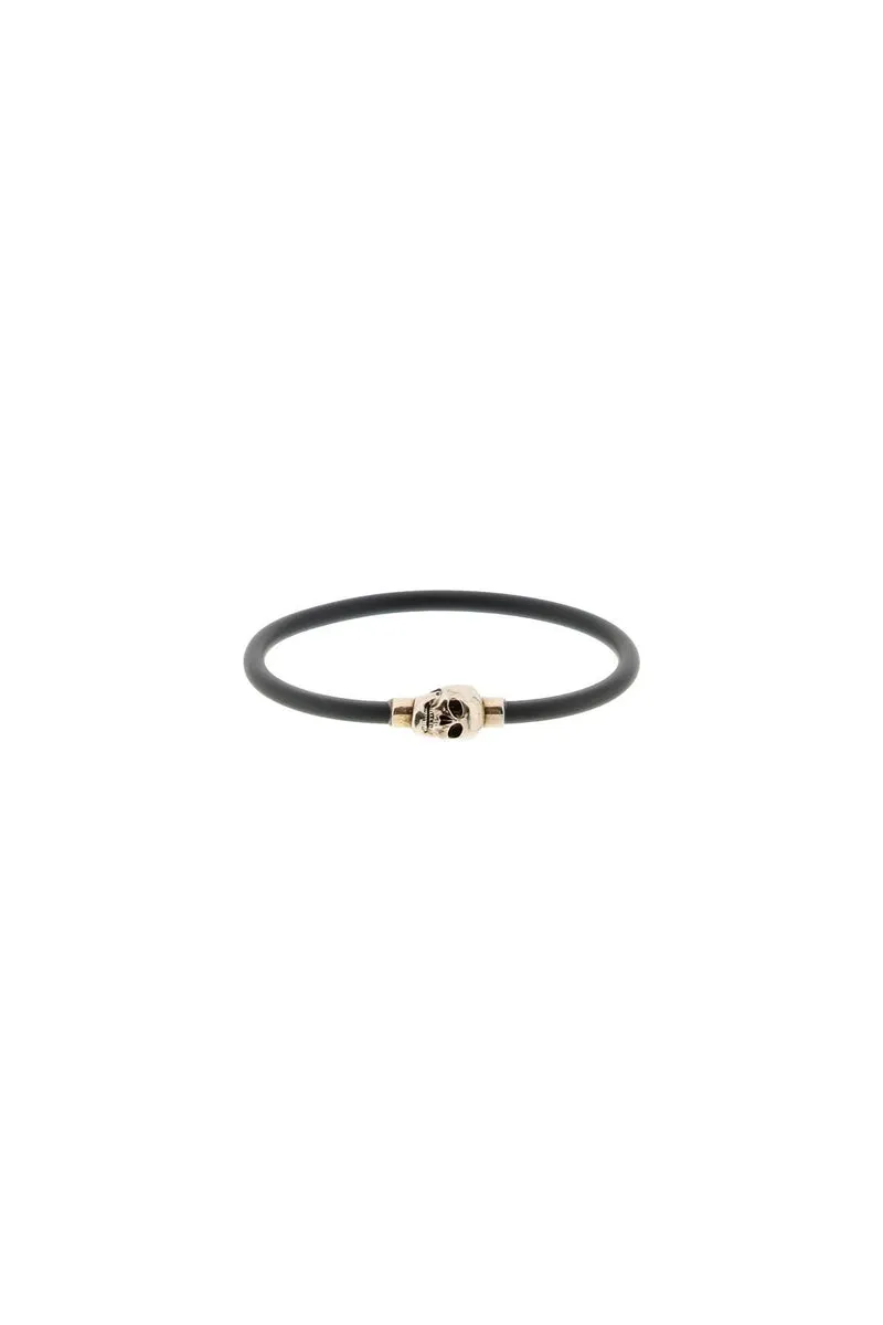 Alexander McQueen    Alexander Mcqueen Skull Rubber Bracelet