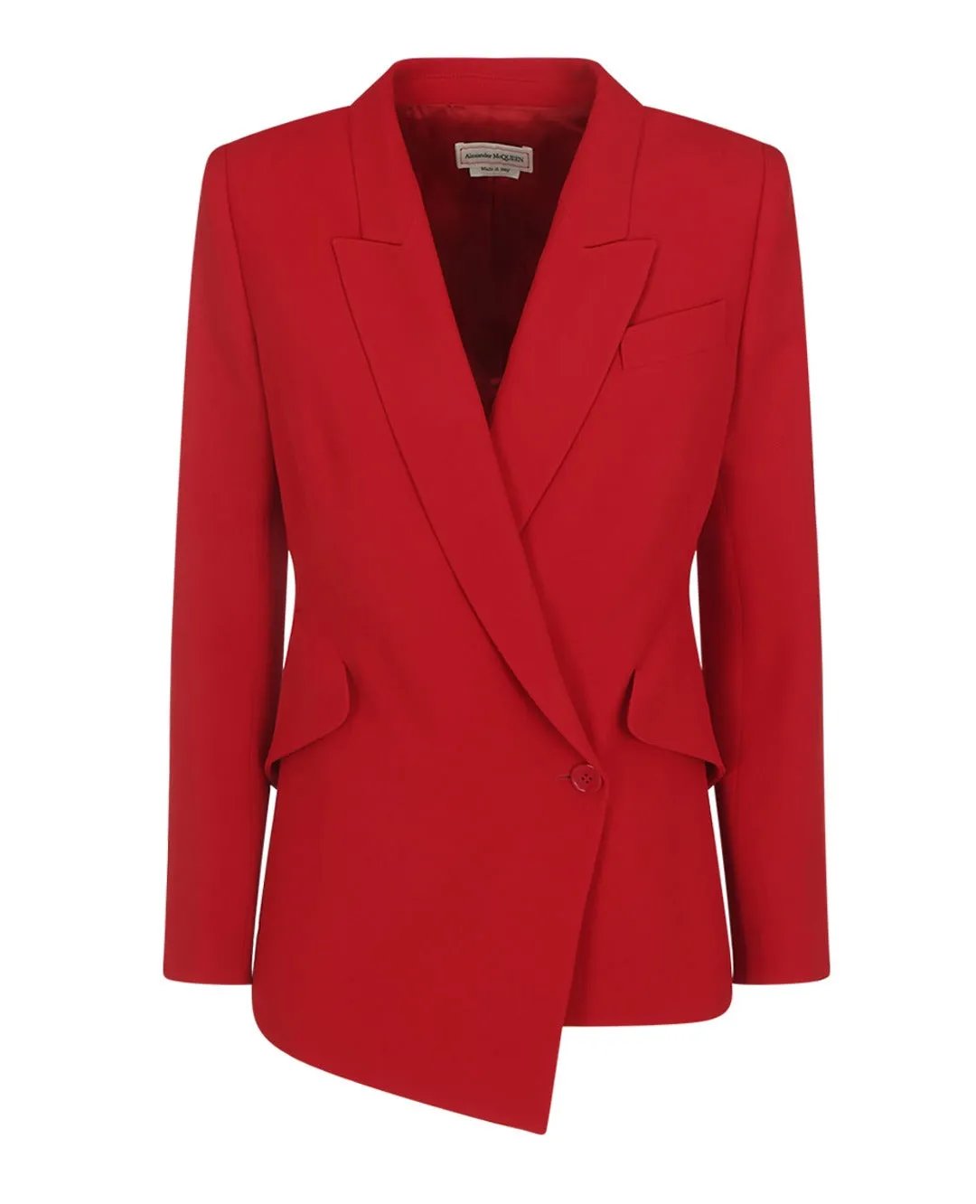 Alexander McQueen Asymmetric Long-Sleeved Blazer