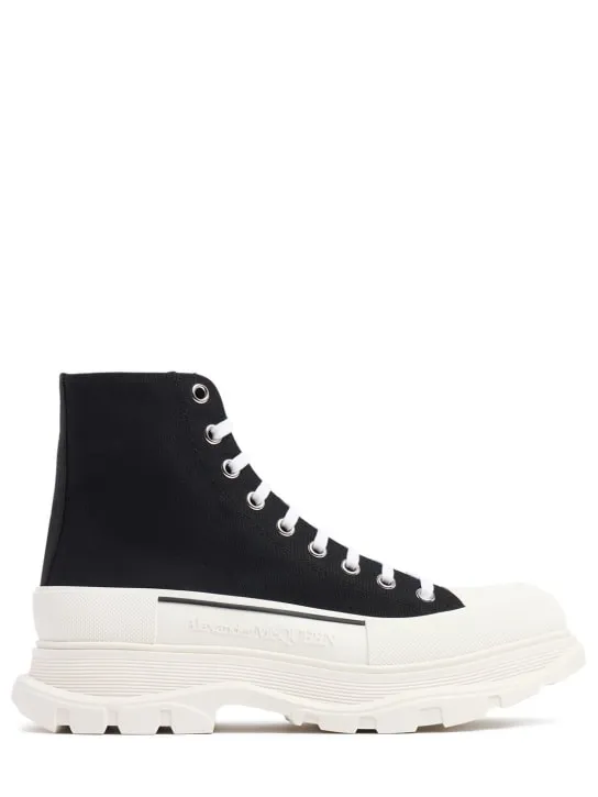 Alexander McQueen   Canvas boots 