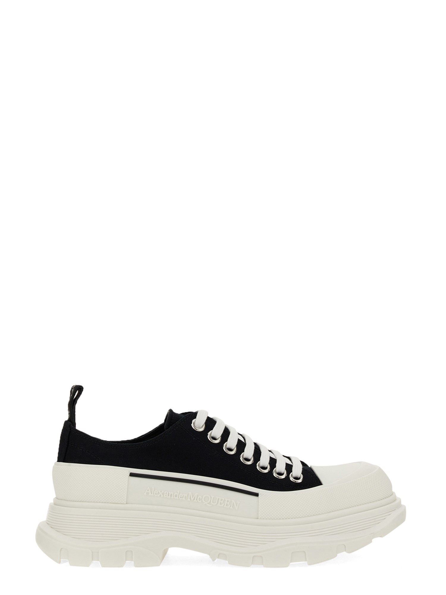 ALEXANDER McQUEEN    CANVAS TREAD SLICK SNEAKER