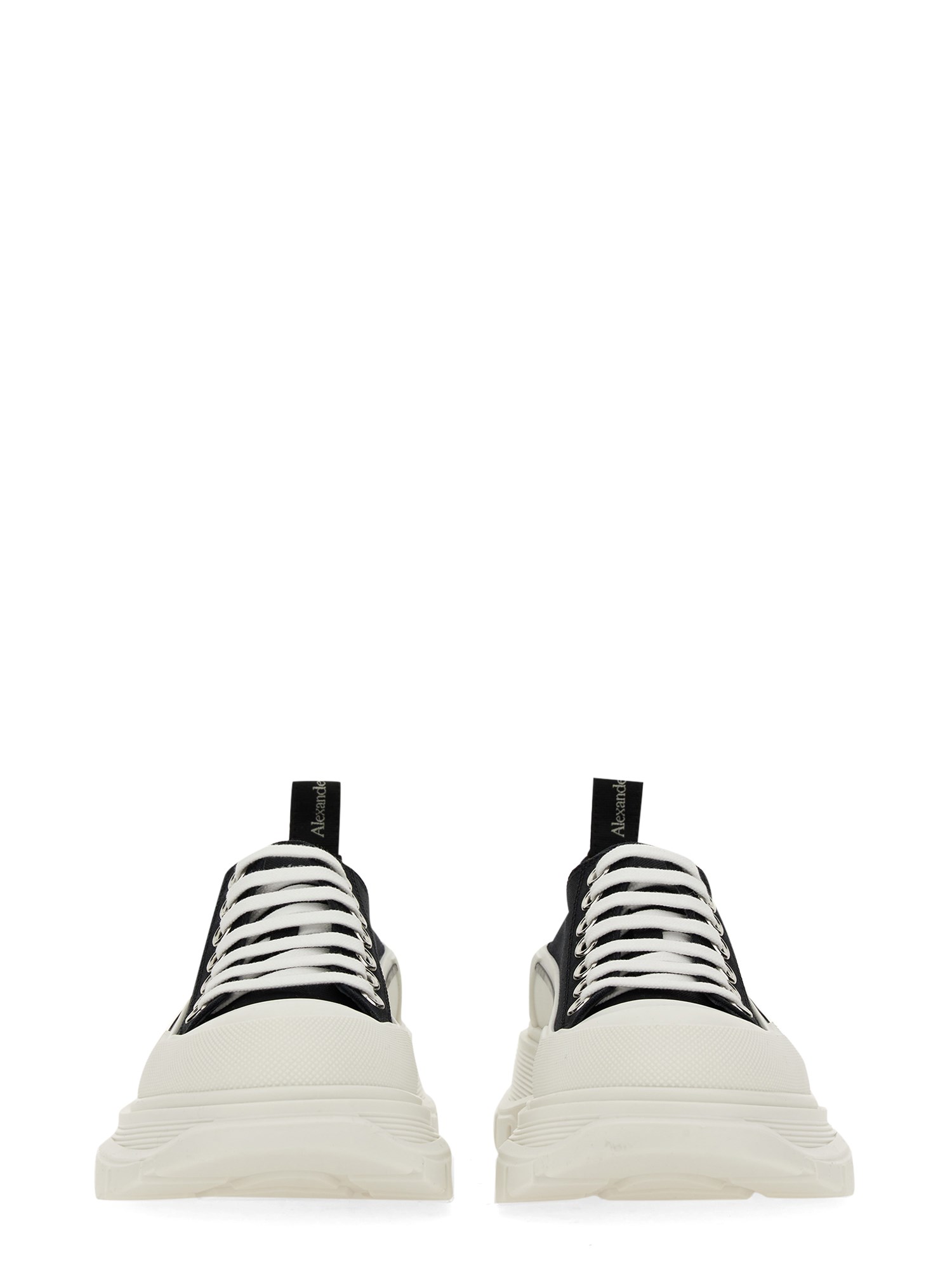 ALEXANDER McQUEEN    CANVAS TREAD SLICK SNEAKER