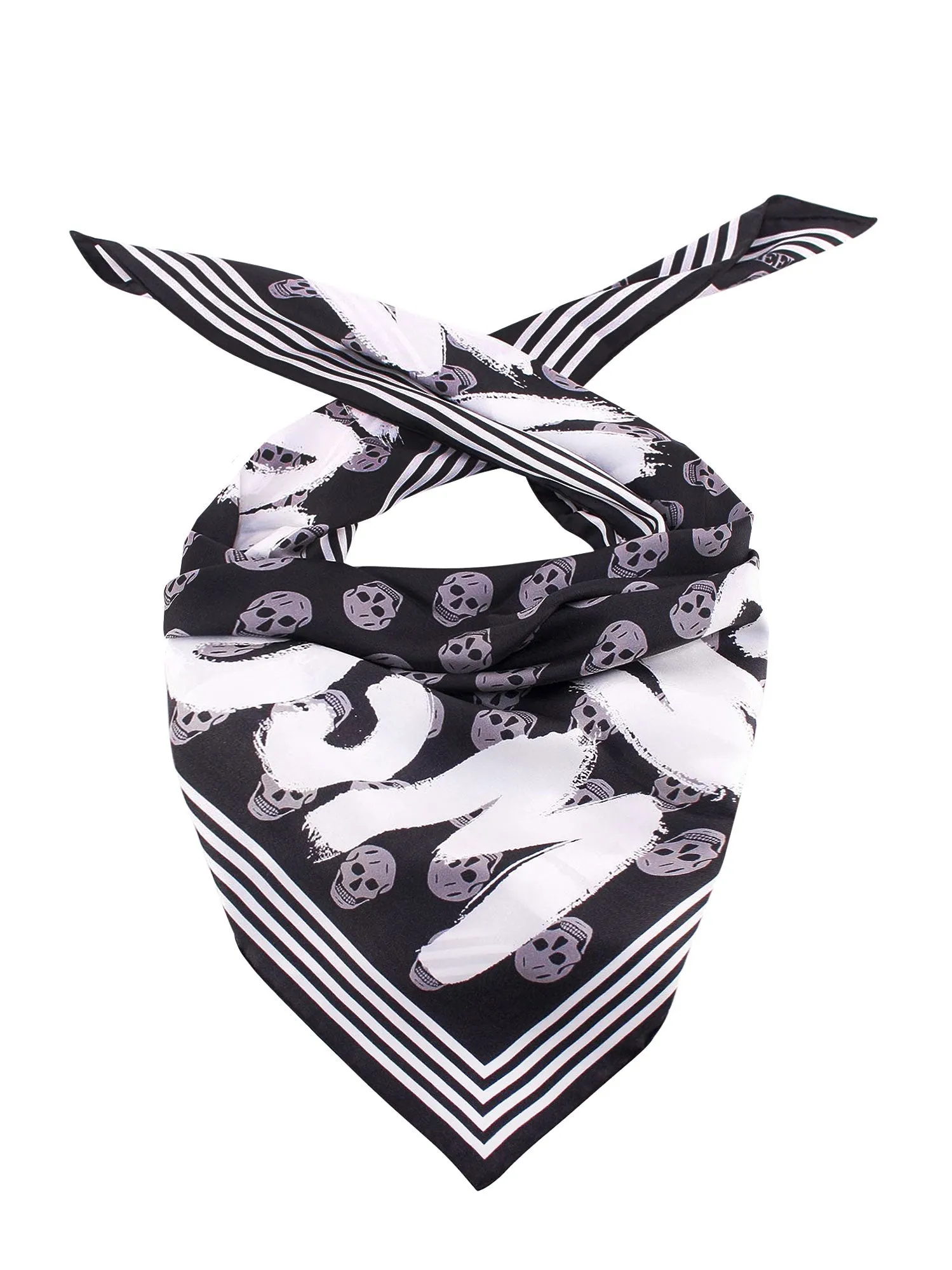 Alexander McQueen Graffiti Biker Scarf