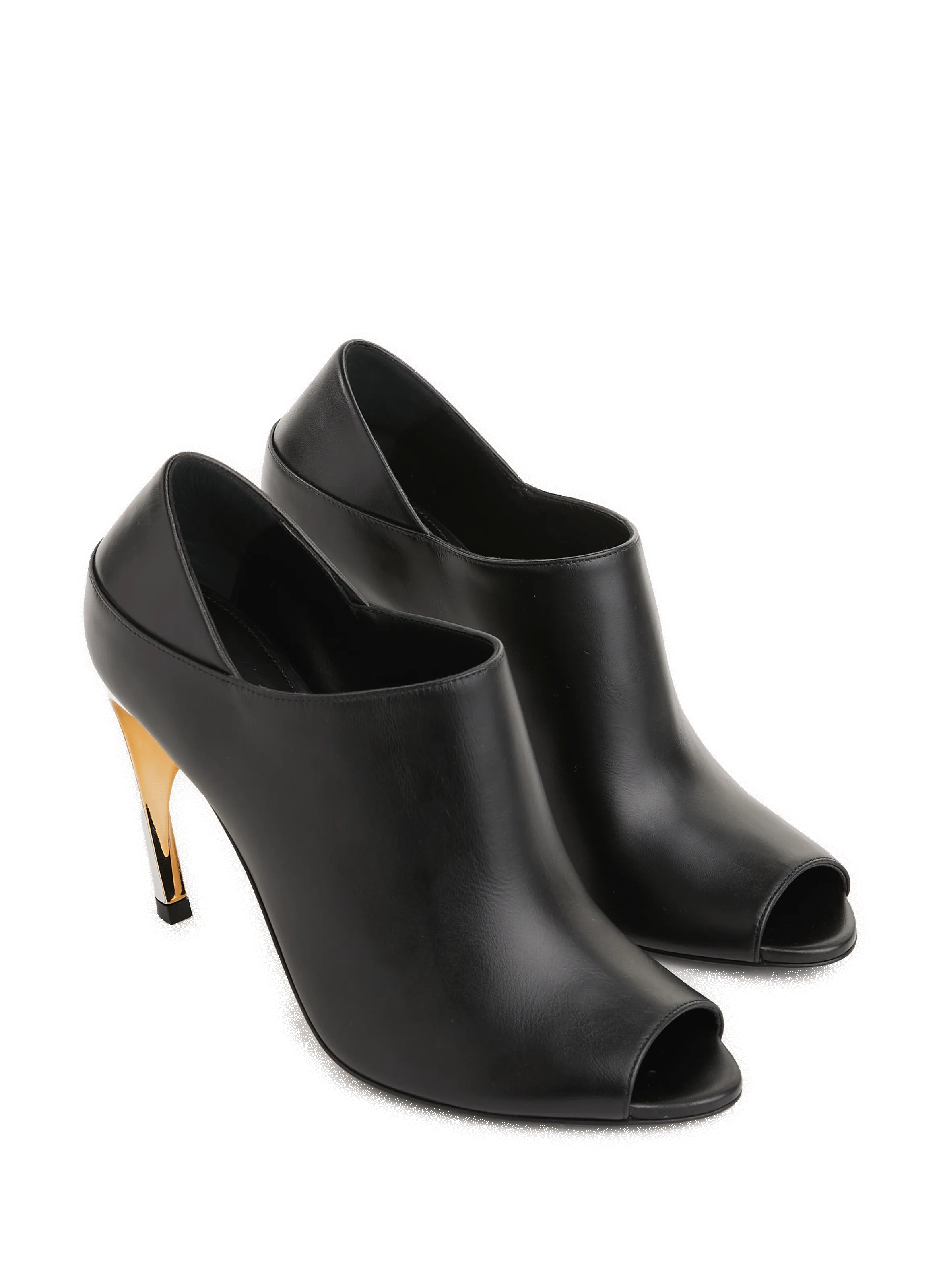 Alexander mcqueen  Leather ankle boots - Black