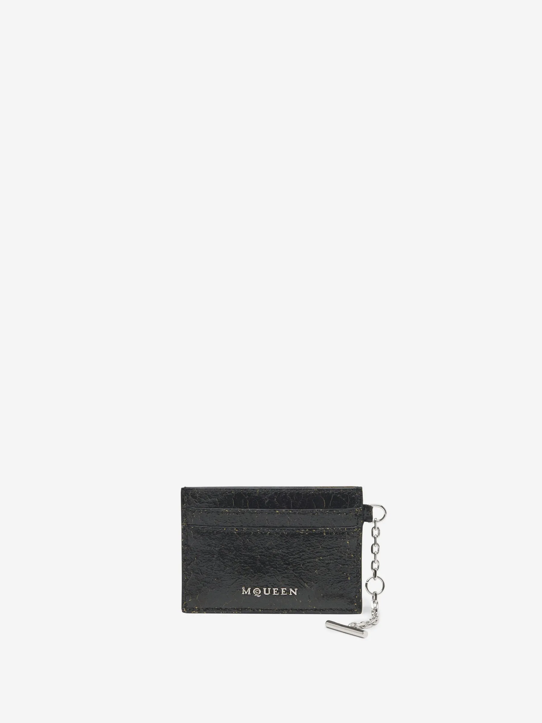 Alexander McQueen Leather Chain Card Holder 