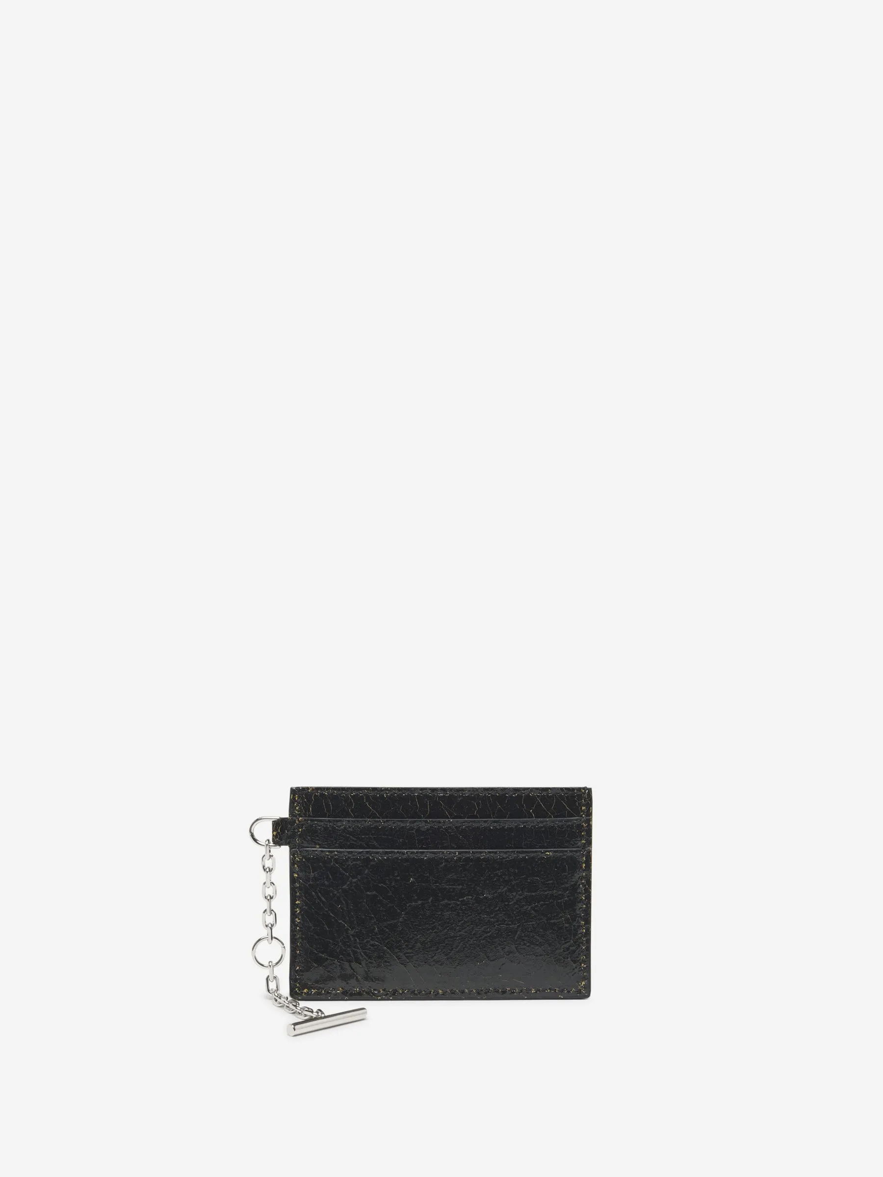 Alexander McQueen Leather Chain Card Holder 