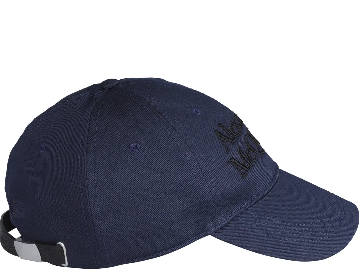 Alexander McQueen Logo Embroidered Cap