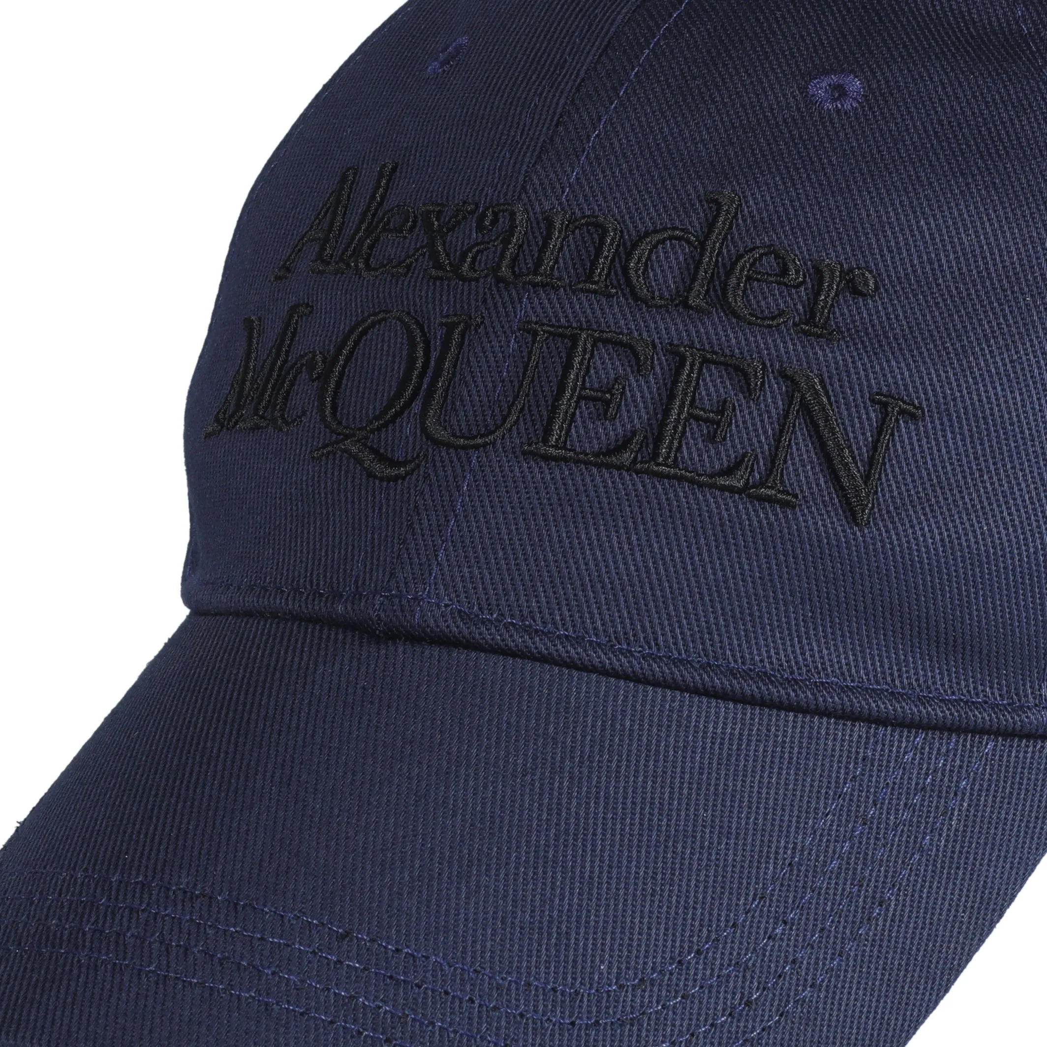 Alexander McQueen Logo Embroidered Cap