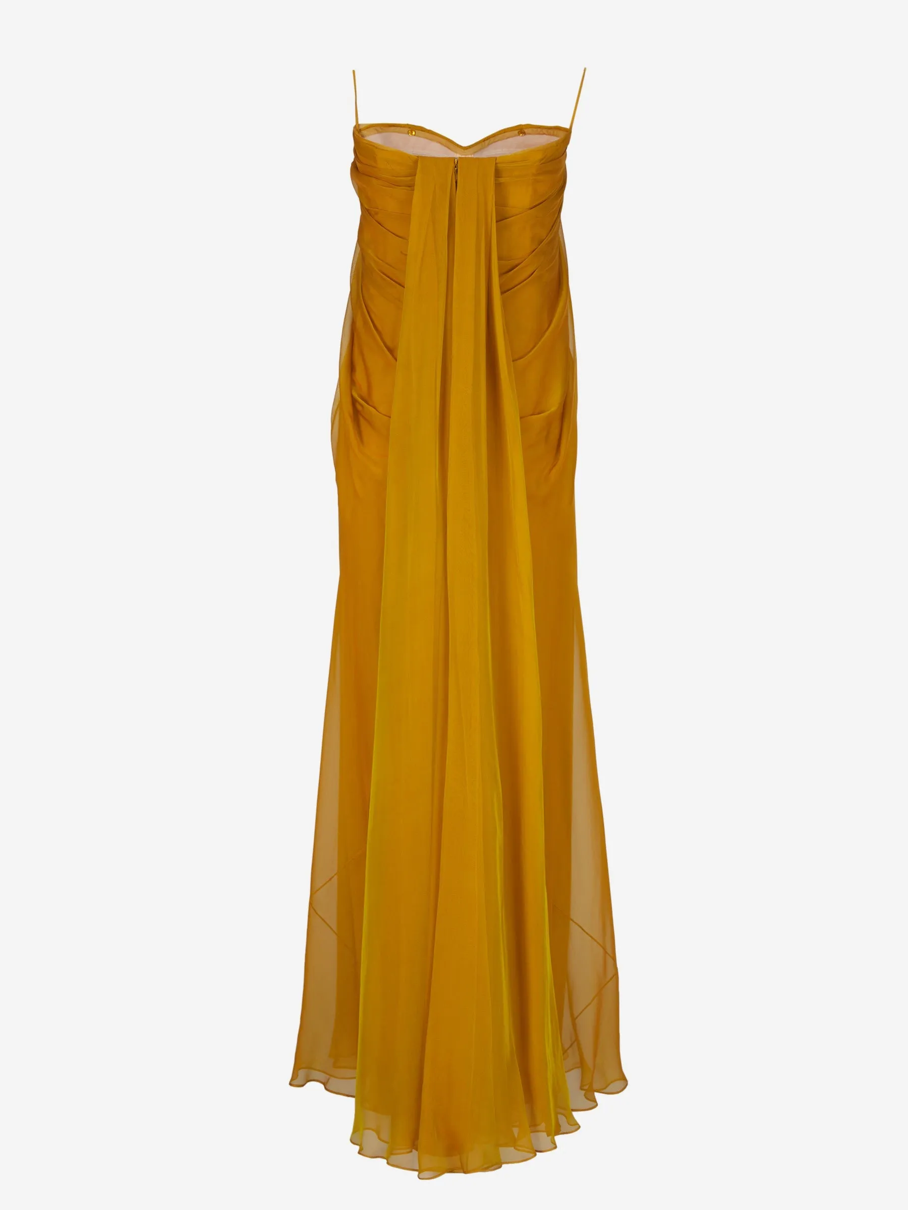 Alexander McQueen Maxi Silk Dress 