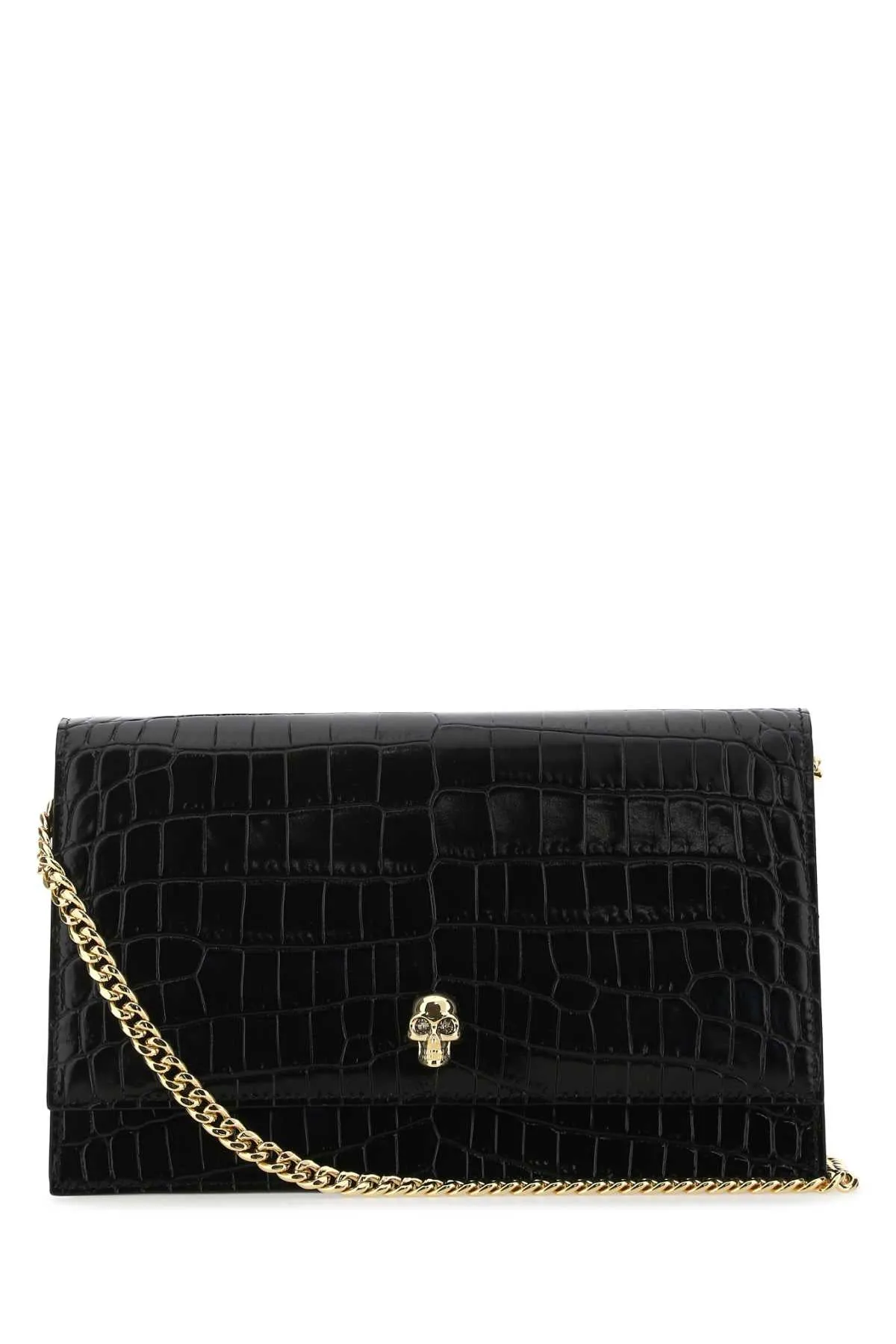 Alexander McQueen Small Skull Plaque Shoulder Bag