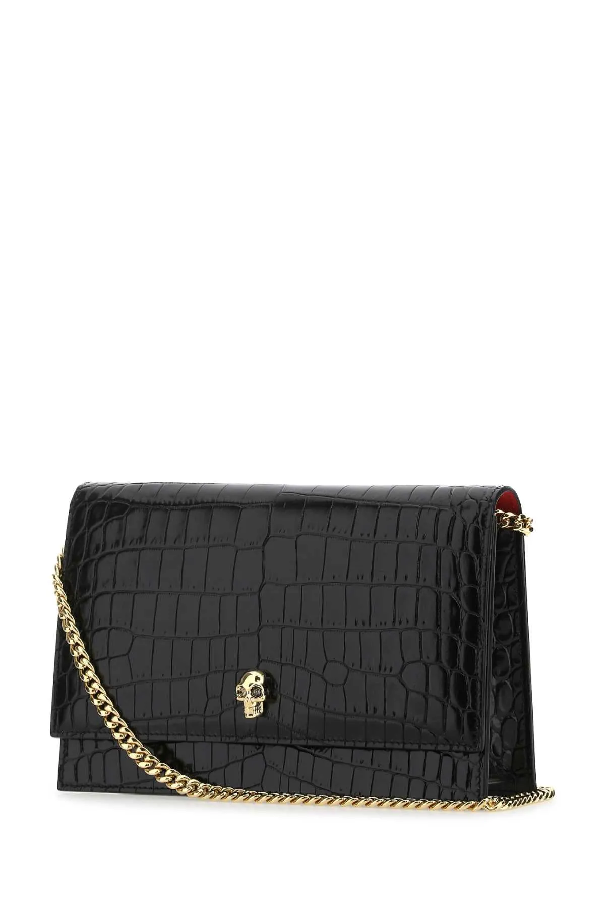 Alexander McQueen Small Skull Plaque Shoulder Bag