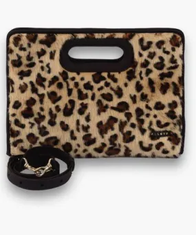 Allbyb Women's Brown / Black Maris Leopard Shoulder Bag