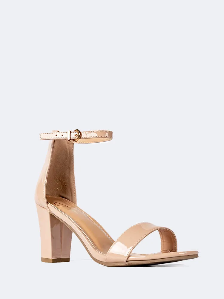 Ankle Strap Block Heels