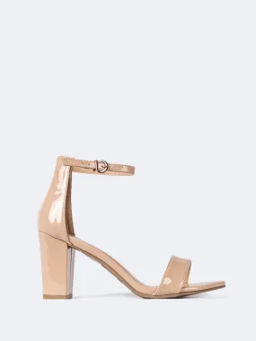 Ankle Strap Block Heels