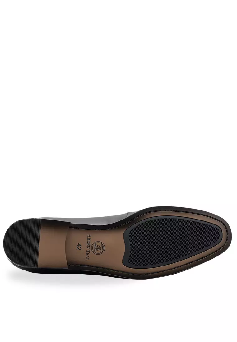 Arden Teal Tuerto Black Double Monk Loafer