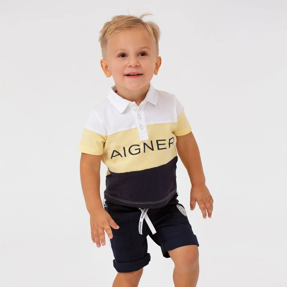 Baby Boys Yellow Polo Shirt