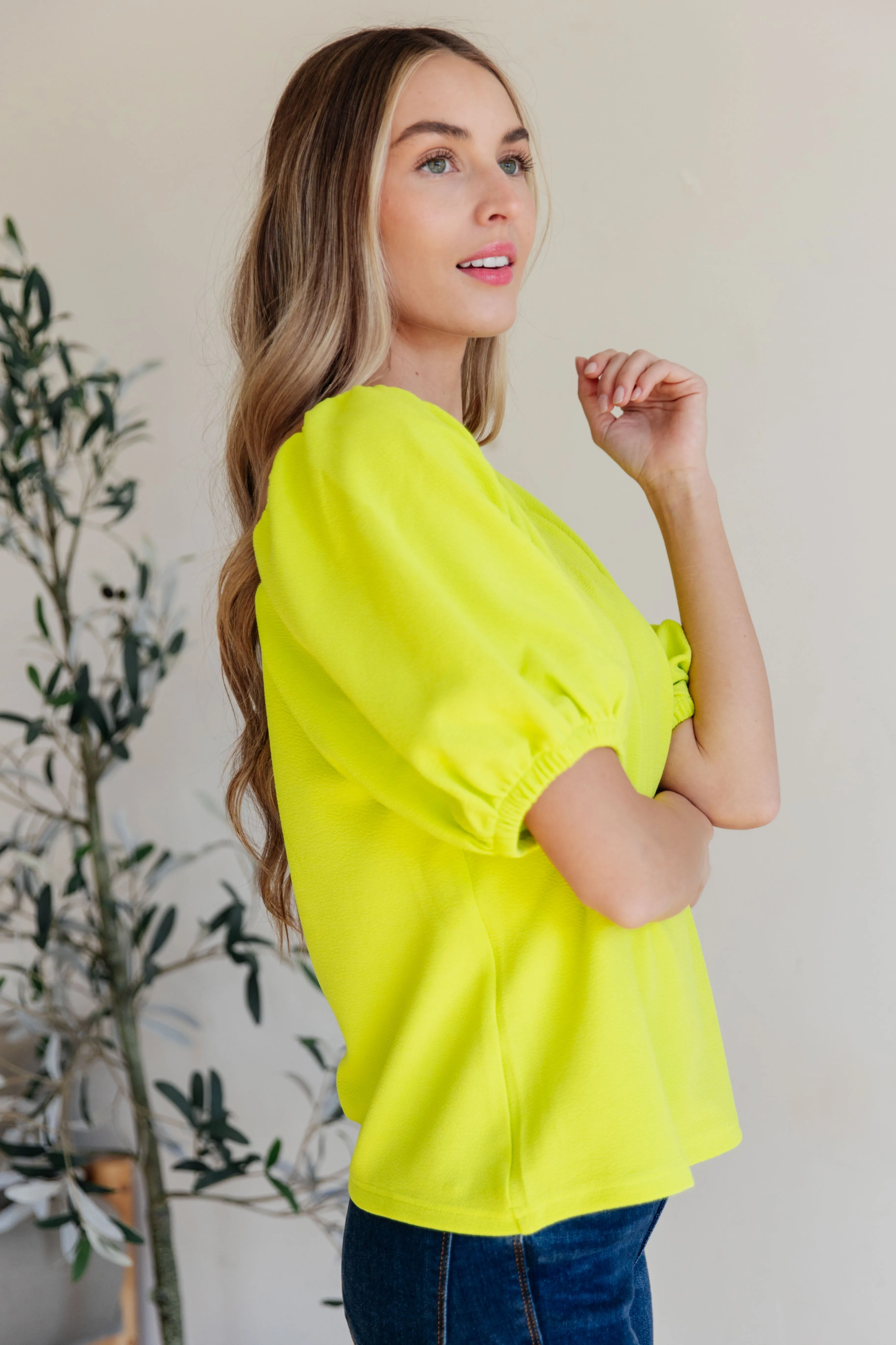 Balloon Sleeve Blouse