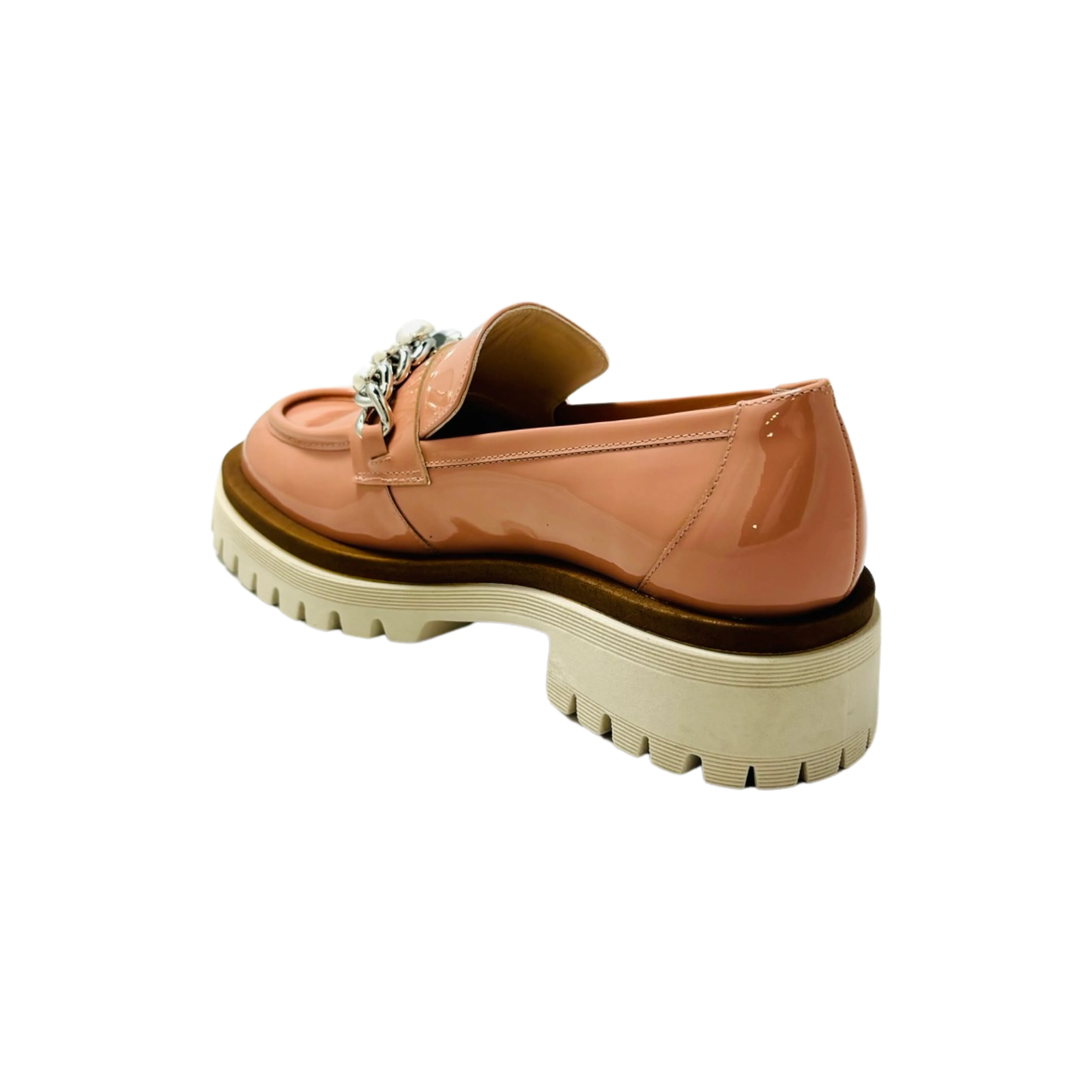 BER3360 Nude Patent Loafer