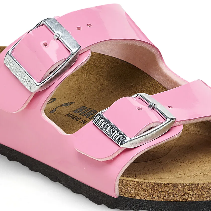 Birkenstock Kid’s Arizona Slip On Sandals-Patent Candy Pink