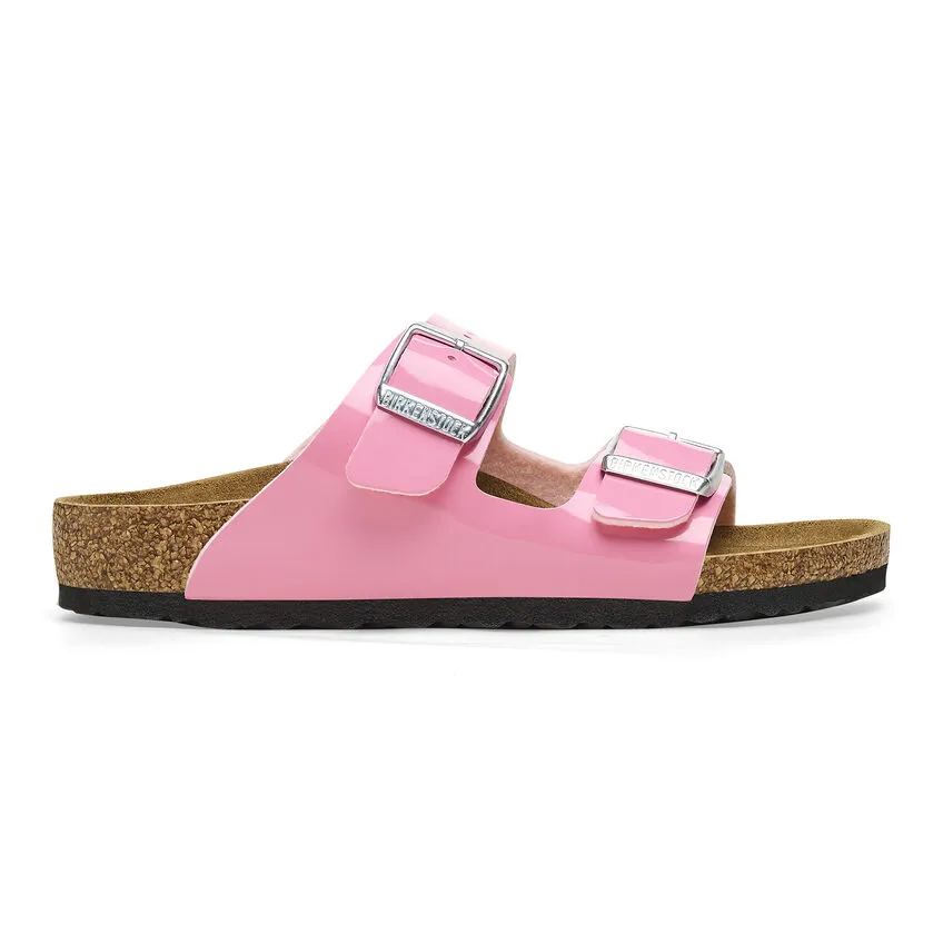 Birkenstock Kid’s Arizona Slip On Sandals-Patent Candy Pink