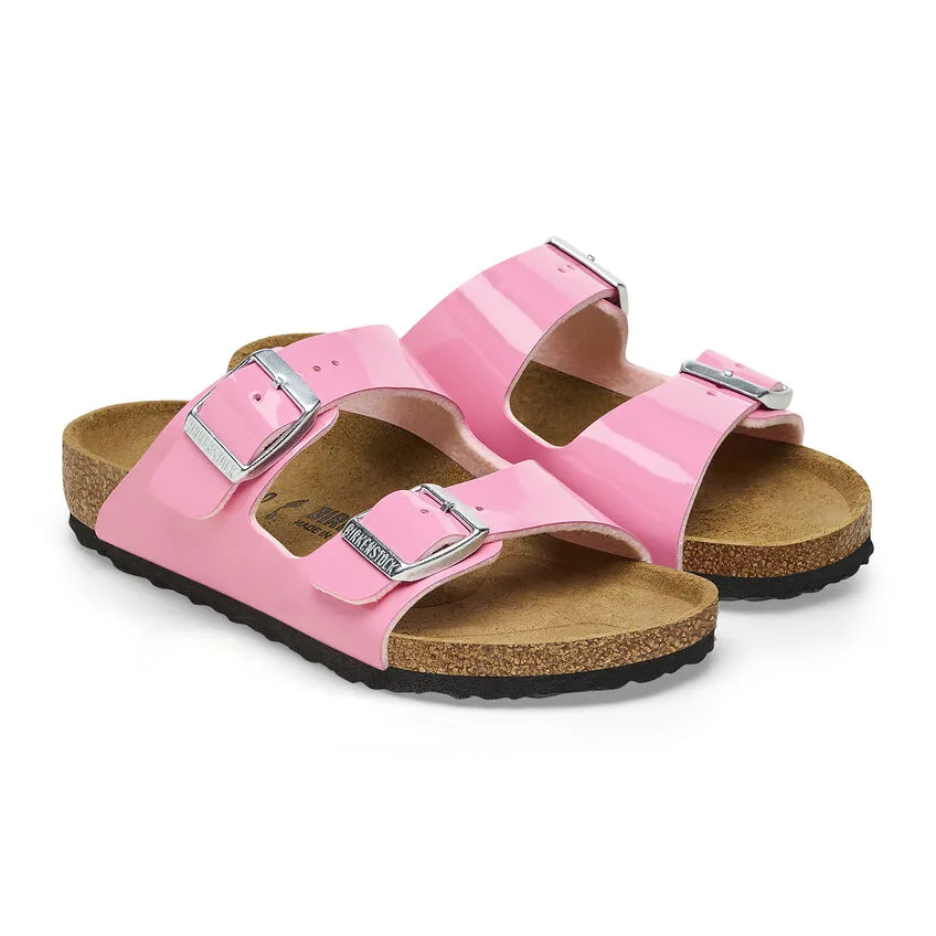 Birkenstock Kid’s Arizona Slip On Sandals-Patent Candy Pink