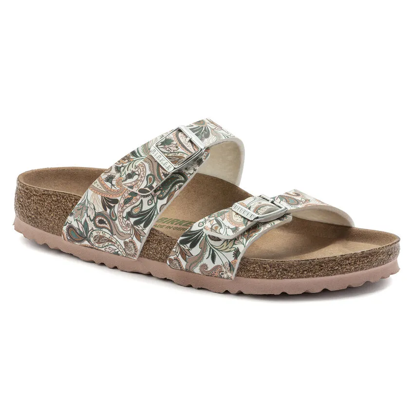 Birkenstock Women’s Sydney Vegan Slide Sandals-Paisley Light Rose **Regular Width**