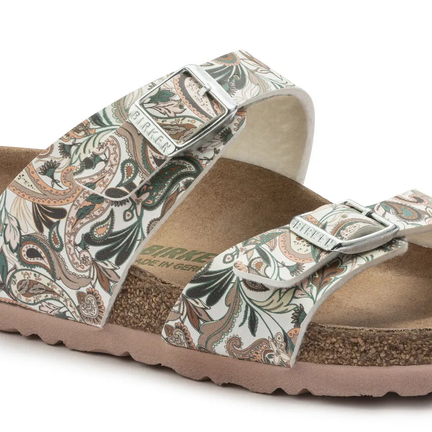 Birkenstock Women’s Sydney Vegan Slide Sandals-Paisley Light Rose **Regular Width**