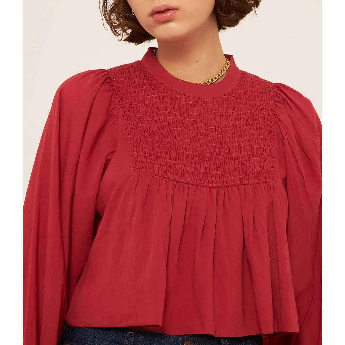 Blouse Anahi - Burgundy