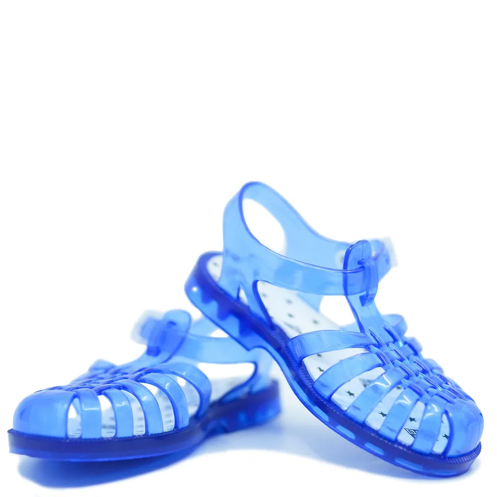 Bonton Blue Jelly Sandal