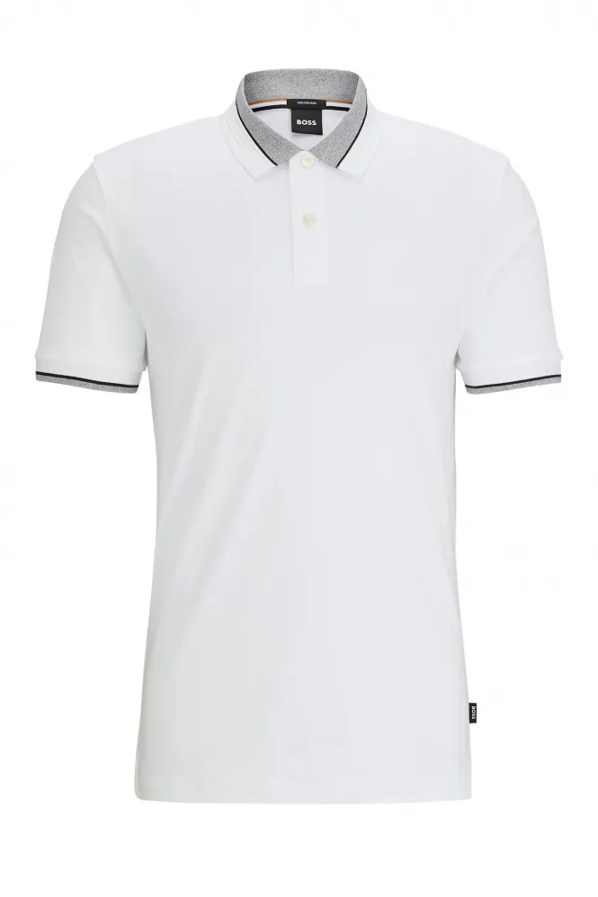 Boss Parley 200 Polo Shirt White