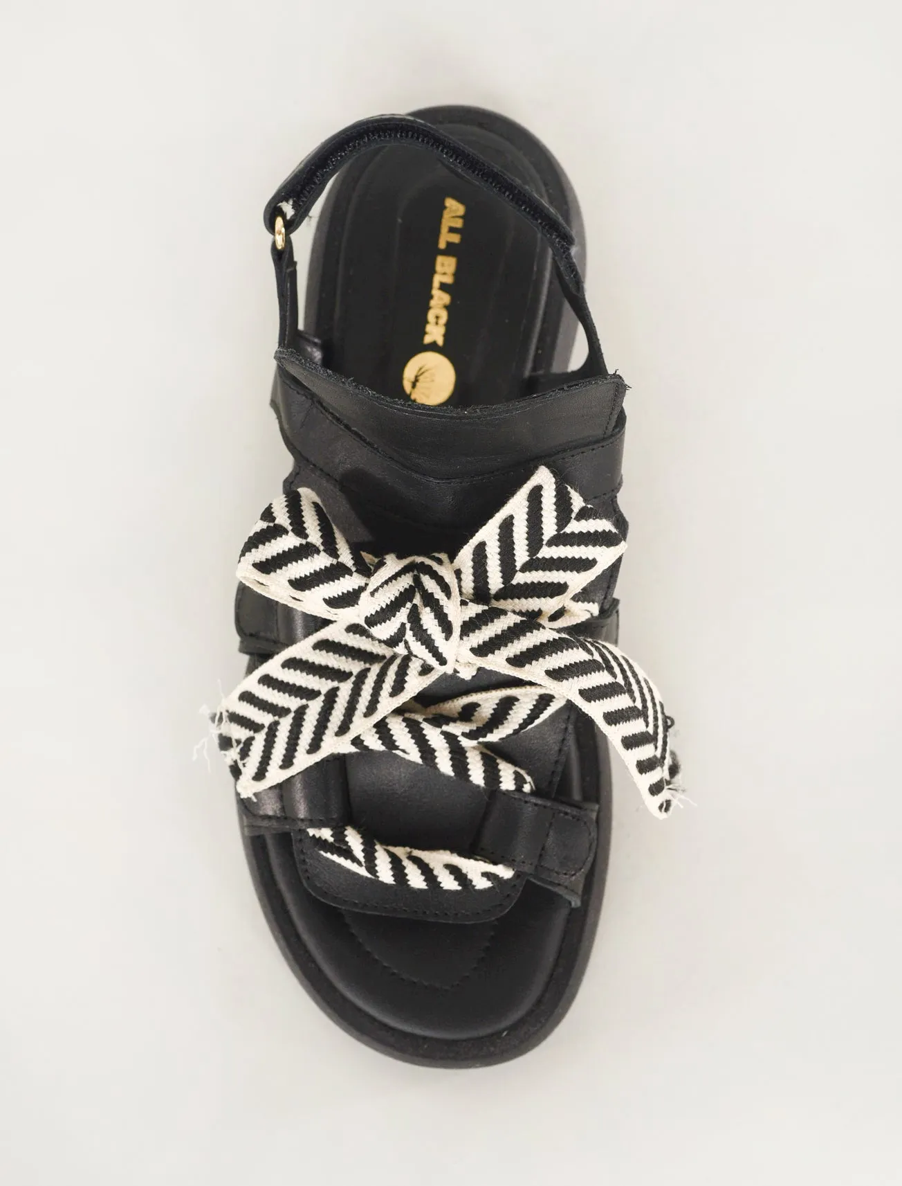 Bowlace Sandal, Black