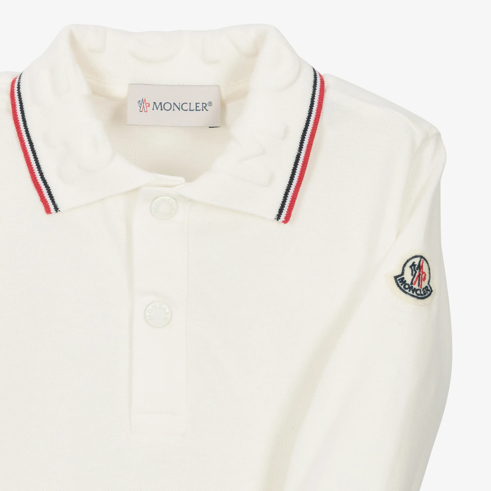 Boys Ivory Cotton Polo Shirt