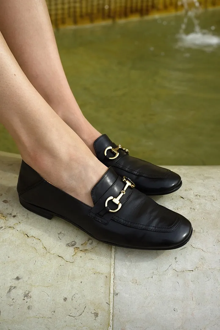 BRENDA 60005  Black loafer