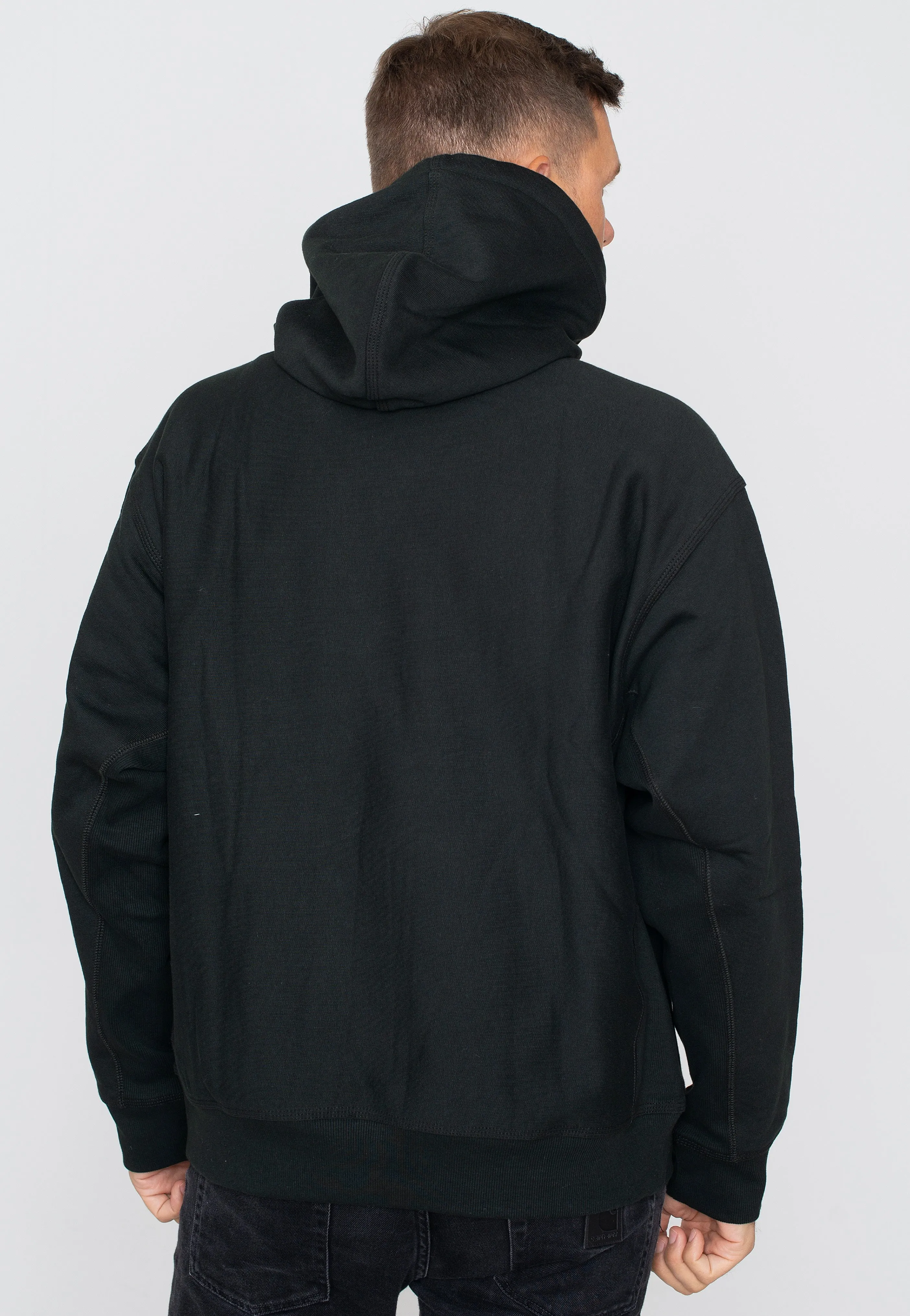 Carhartt WIP - Hooded American Script Dark Cedar - Hoodie